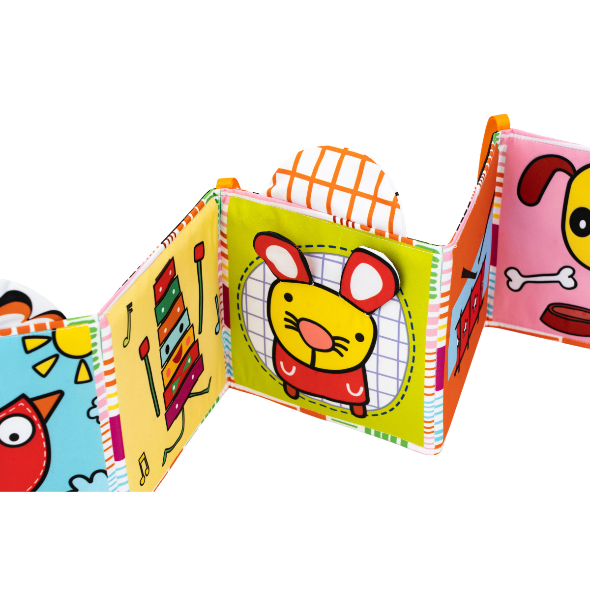 Quây cũi kiêm sách vải kích thích thị giác - Ảnh 4