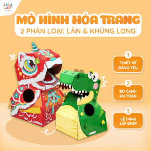 Bộ mô hình hóa trang bằng giấy cứng, model 2K24