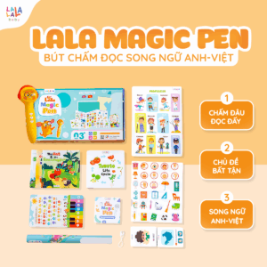 Bút chấm đọc song ngữ Lala Magic Pen