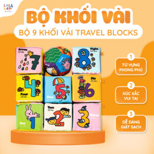 Bộ 9 khối vải và xúc xắc Travel Blocks