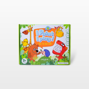 Tranh tô màu gỗ kèm bút màu Lalala baby Paint Play