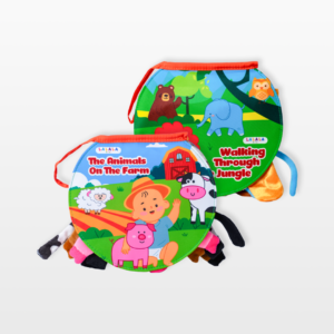 Sách vải the Animals On the farm/Jungle Lalala baby đa tương tác lật mở sột soạt thu vị