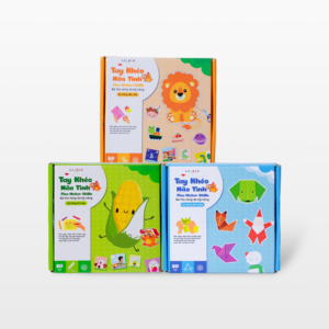 Bộ cắt giấy thủ công đa kĩ năng: cắt, dán, gấp giấy Lalala baby TAY KHÉO NÃO TINH - FINE MOTOR SKILLS